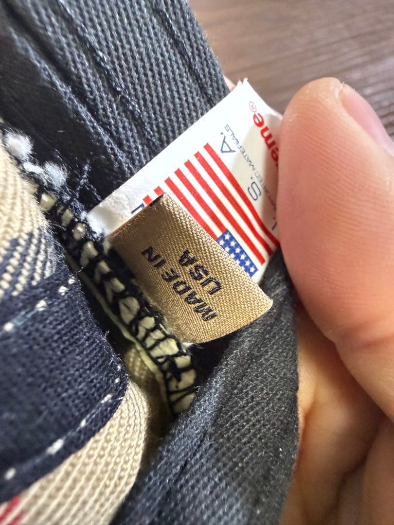 Supreme Burberry Denim 6-Panel キャップ