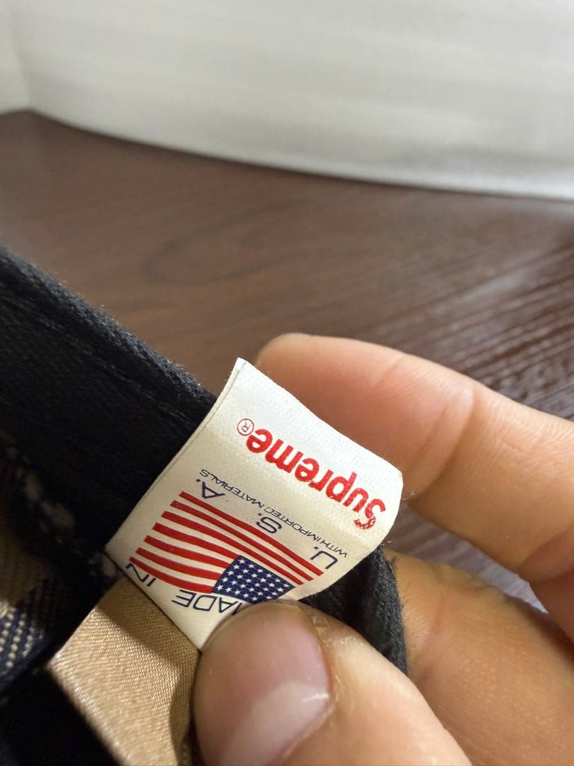 Supreme Burberry Denim 6-Panel キャップ