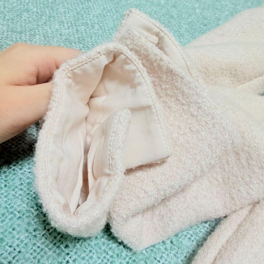Herlipto Epoch Boucle Mini Dress ピンク S