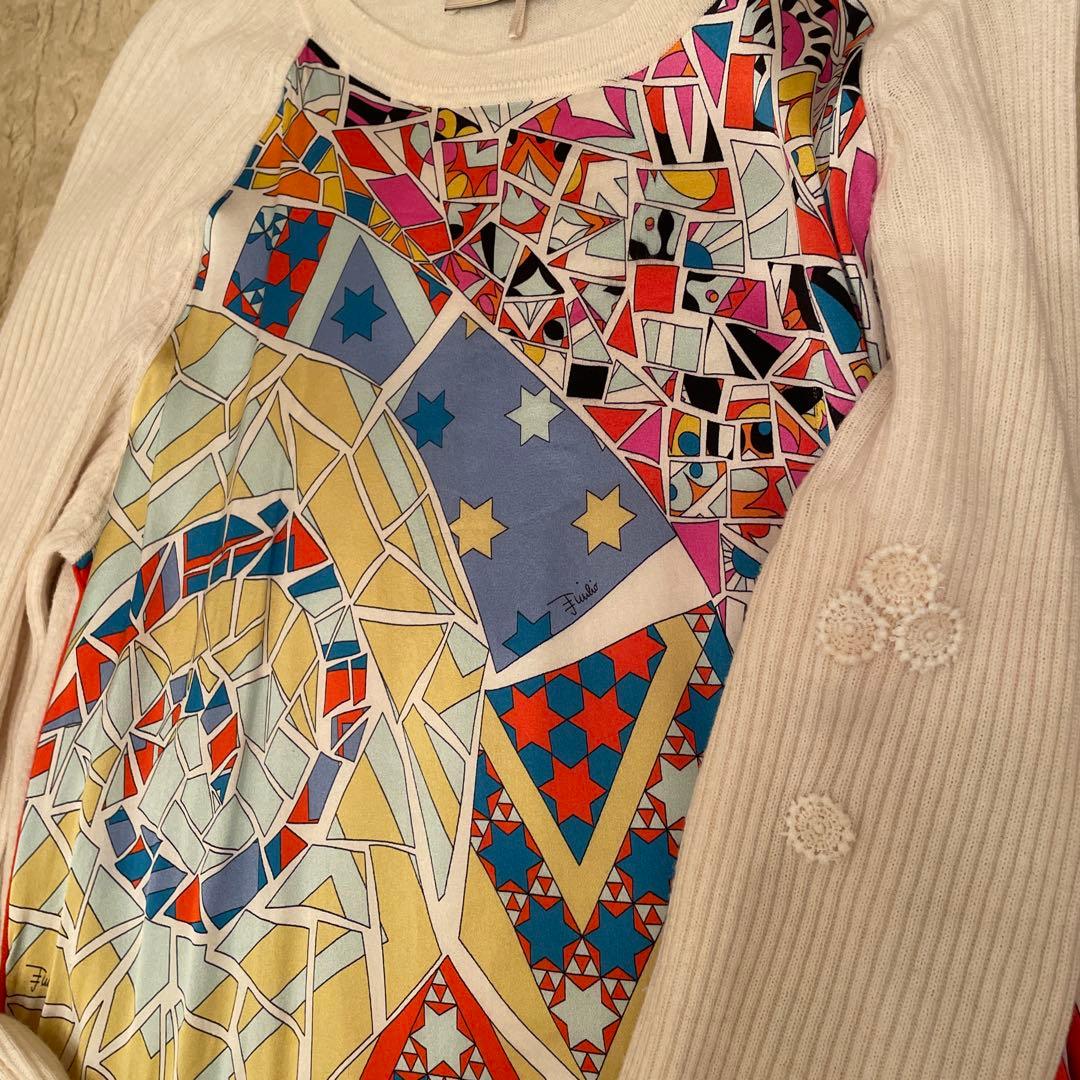 EMILIO PUCCI ✨薄手ニット&シルクワンピース