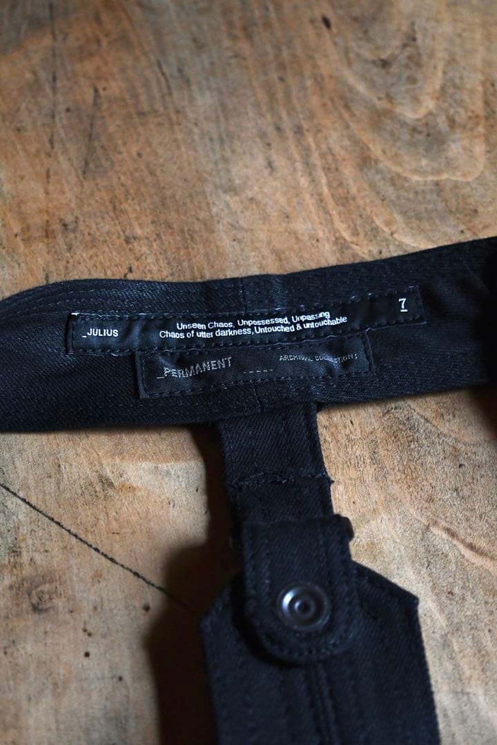 Julius ハーネスベストバッグ　ブラック　yohji yamamoto