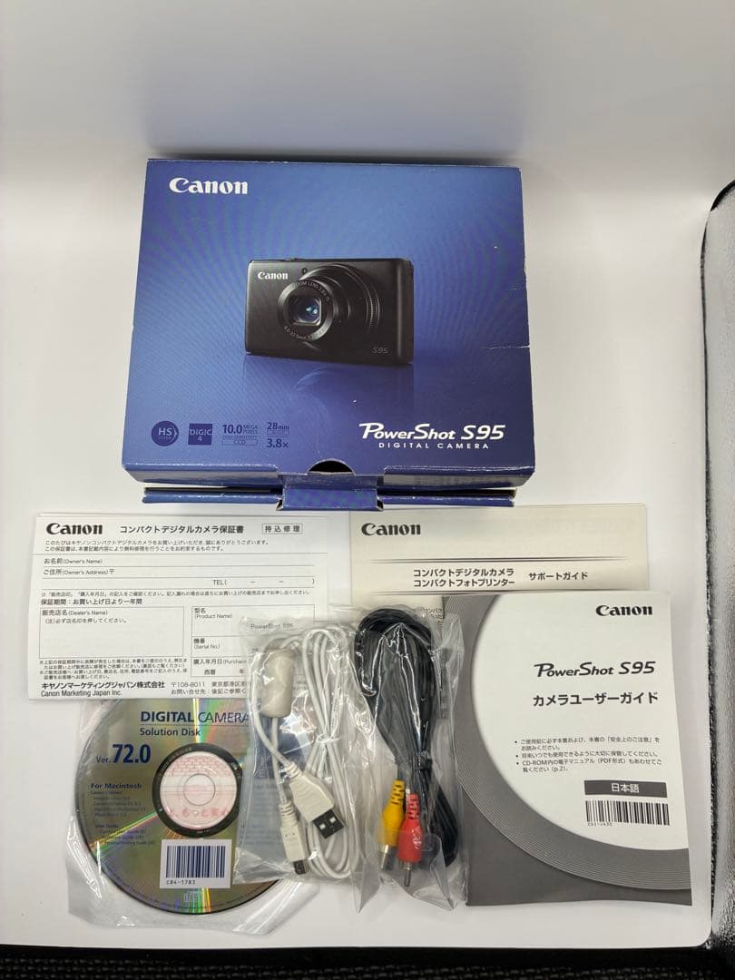 【極美品・付属品完備】Canon PowerShot S95 高画質コンデジ