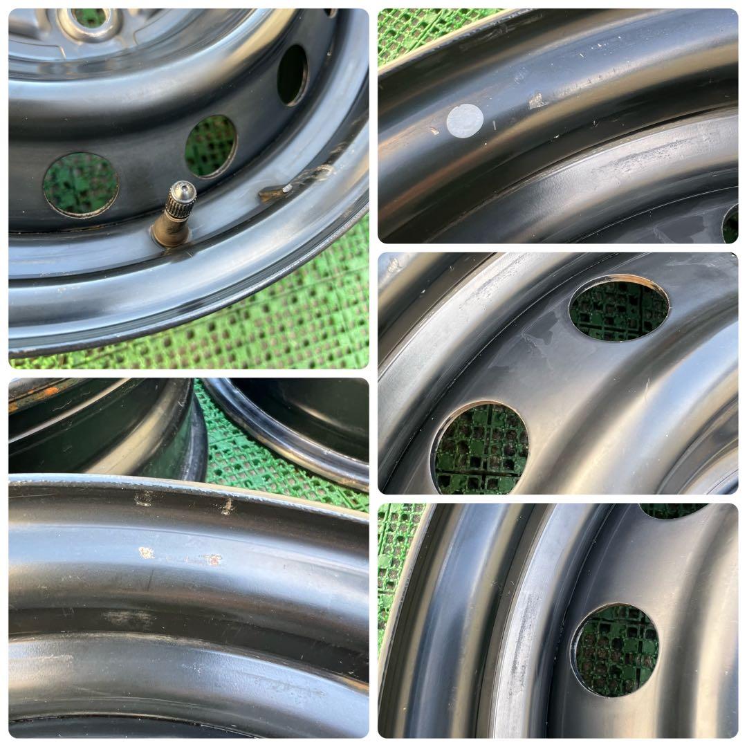 トヨタ純正 ハイエース用 15インチ スチールホイール4本 SNI 刻印