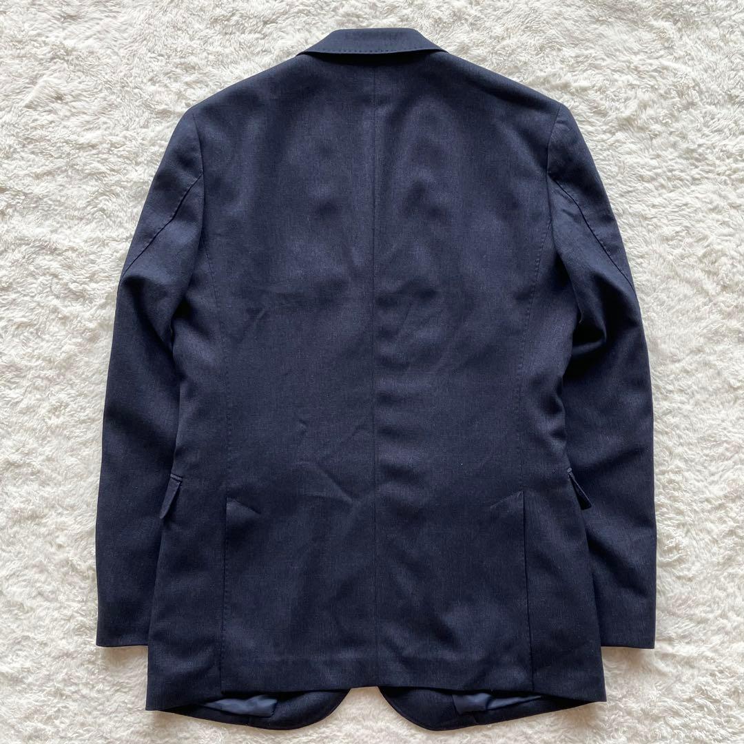 ブラックレーベルクレストブリッジ 洗える ウールライク ジャケット ネイビー L