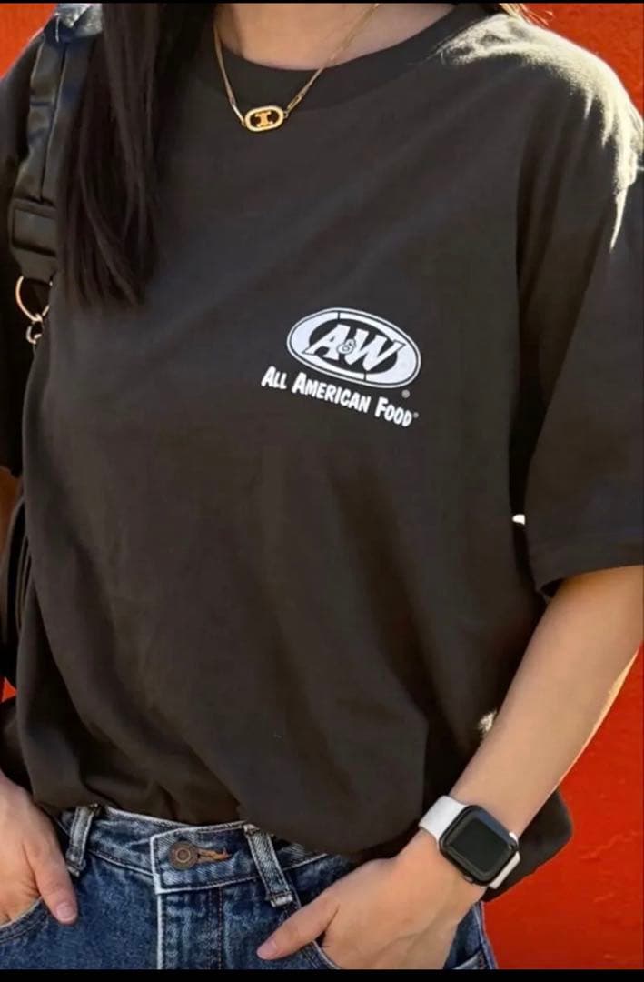沖縄エンダーA&W国際通り松尾店 限定マップTシャツ XL ブラック