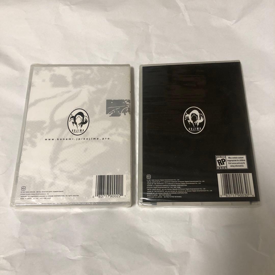 メタルギアソリッド 特典DVD Vol.1 Vol.2新品未開封
