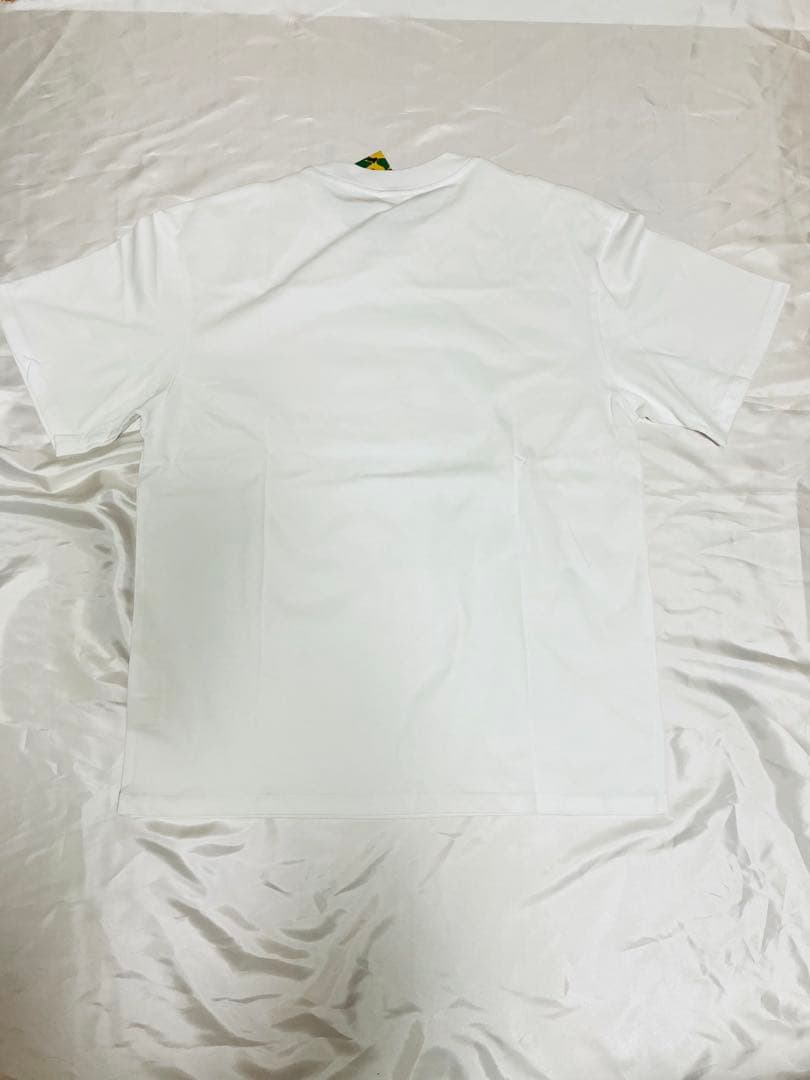 アベイシングエイプ ビッグロゴ Tシャツ グリーンカモ 白 XL