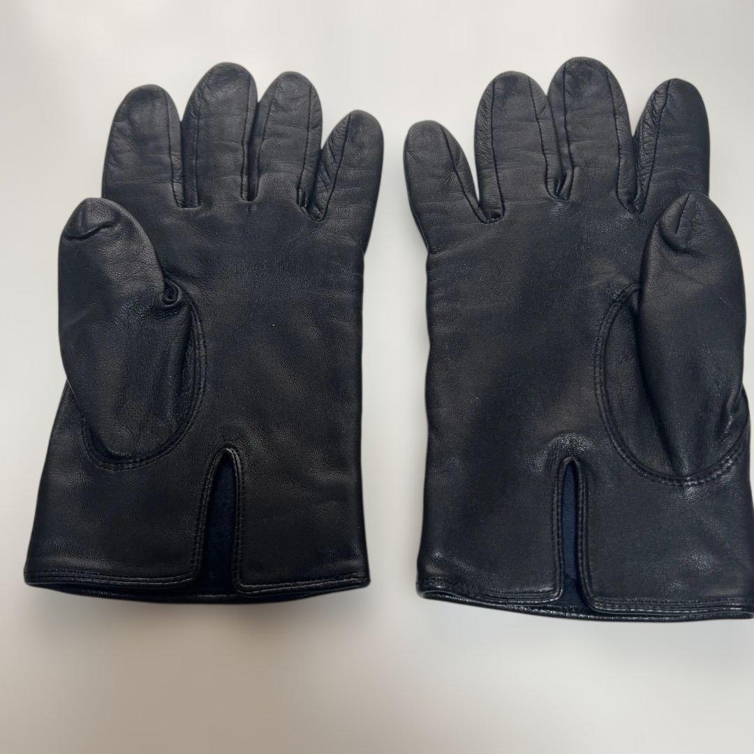 BURBERRY レザーグローブ 黒