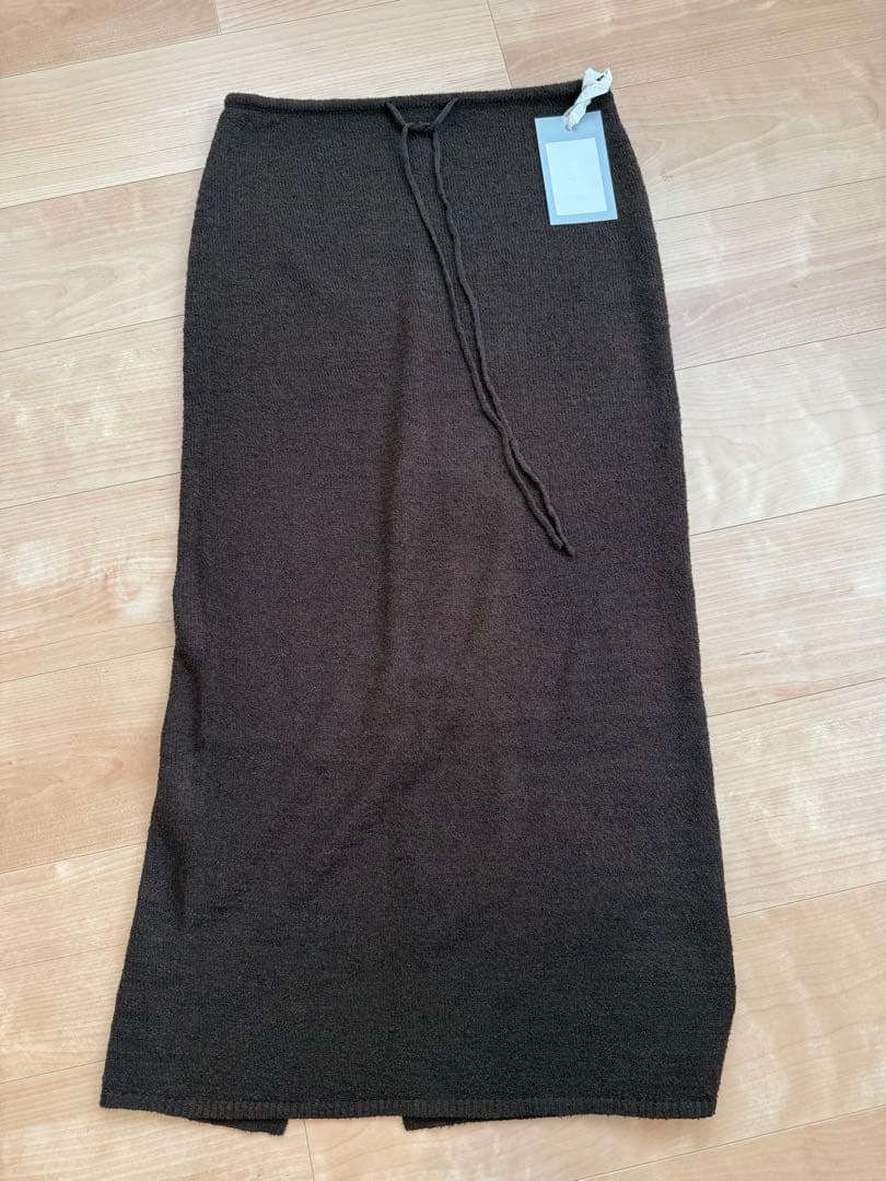 Miniboucle Knit Skirt ブラウン　36サイズ