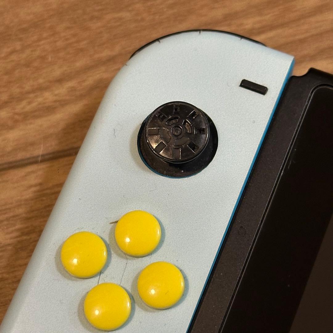 Nintendo Switch 本体 （粉×水色のグラデーションスキンシール貼付