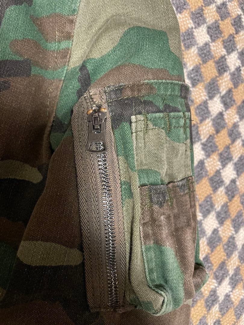 80s ウッドランドカモ　ma1 迷彩　MA1 USA製