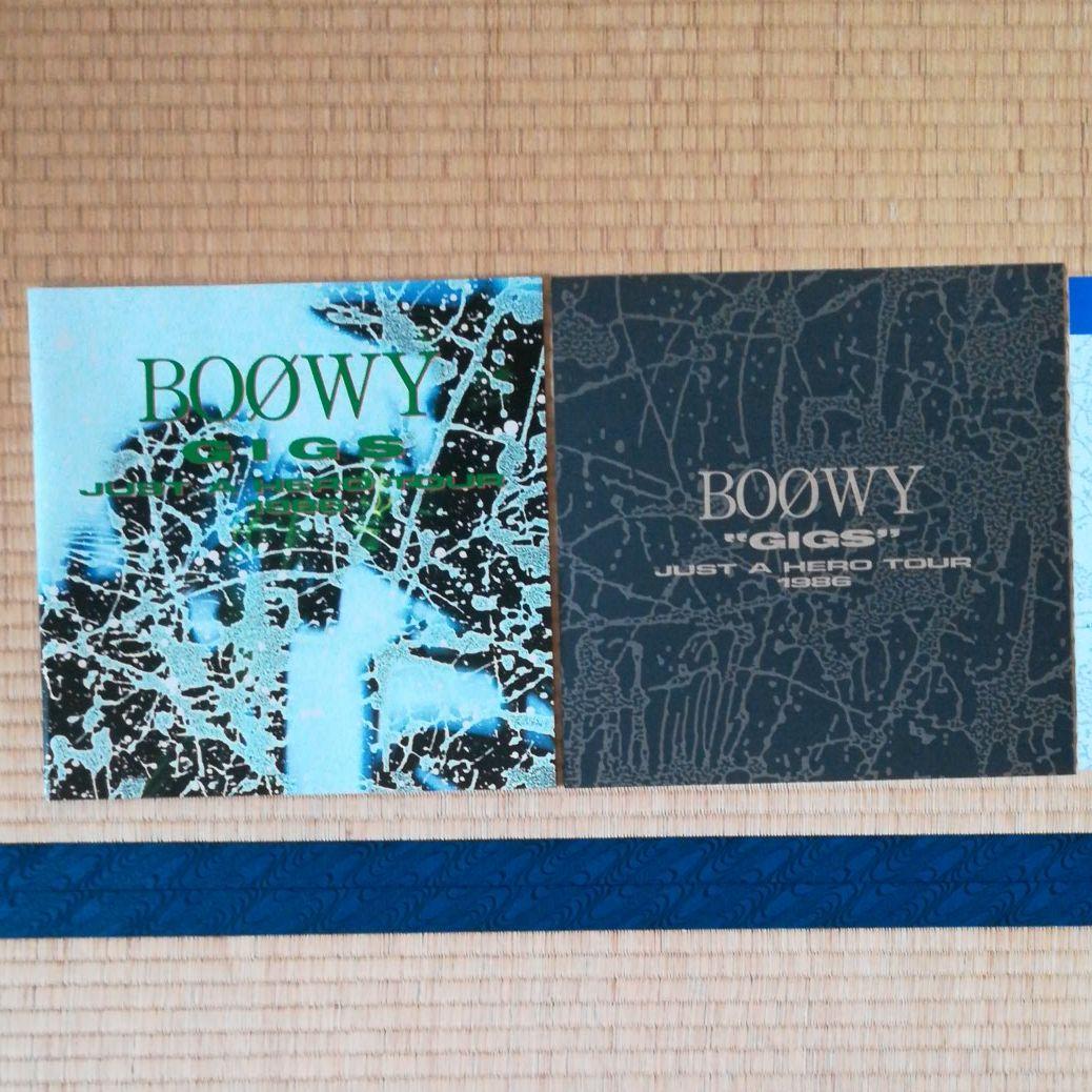 BOØWY GIGS Just a hero tour CD 初回限定盤
