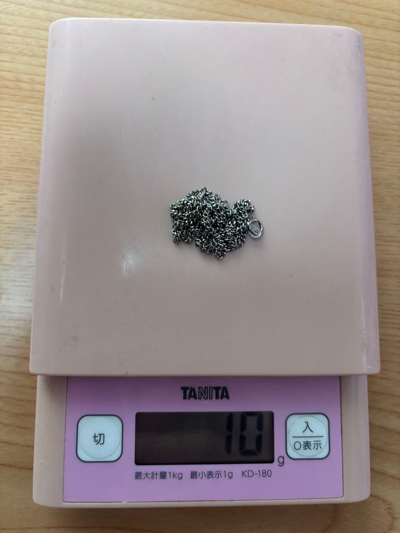 プラチナ喜平　ネックレス　2面　10.1g 60cm