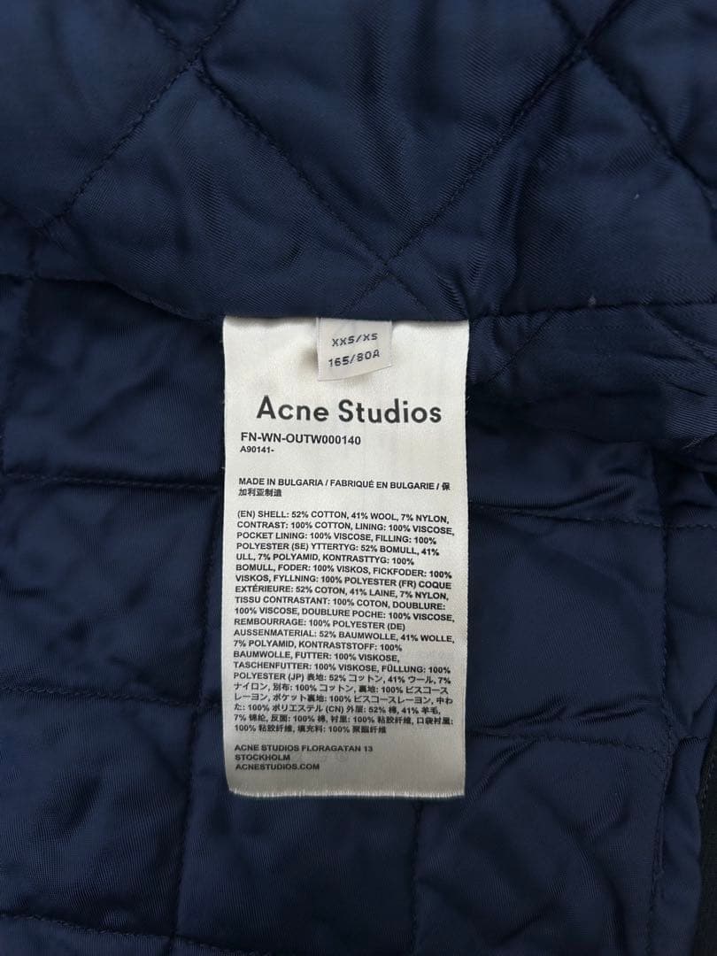 ジャケット・アウター Acne studios twill cotto jacket
