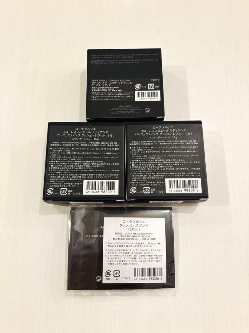 ローラメルシエ　クッションファンデ　レフィル　CREMEケーススポンジ