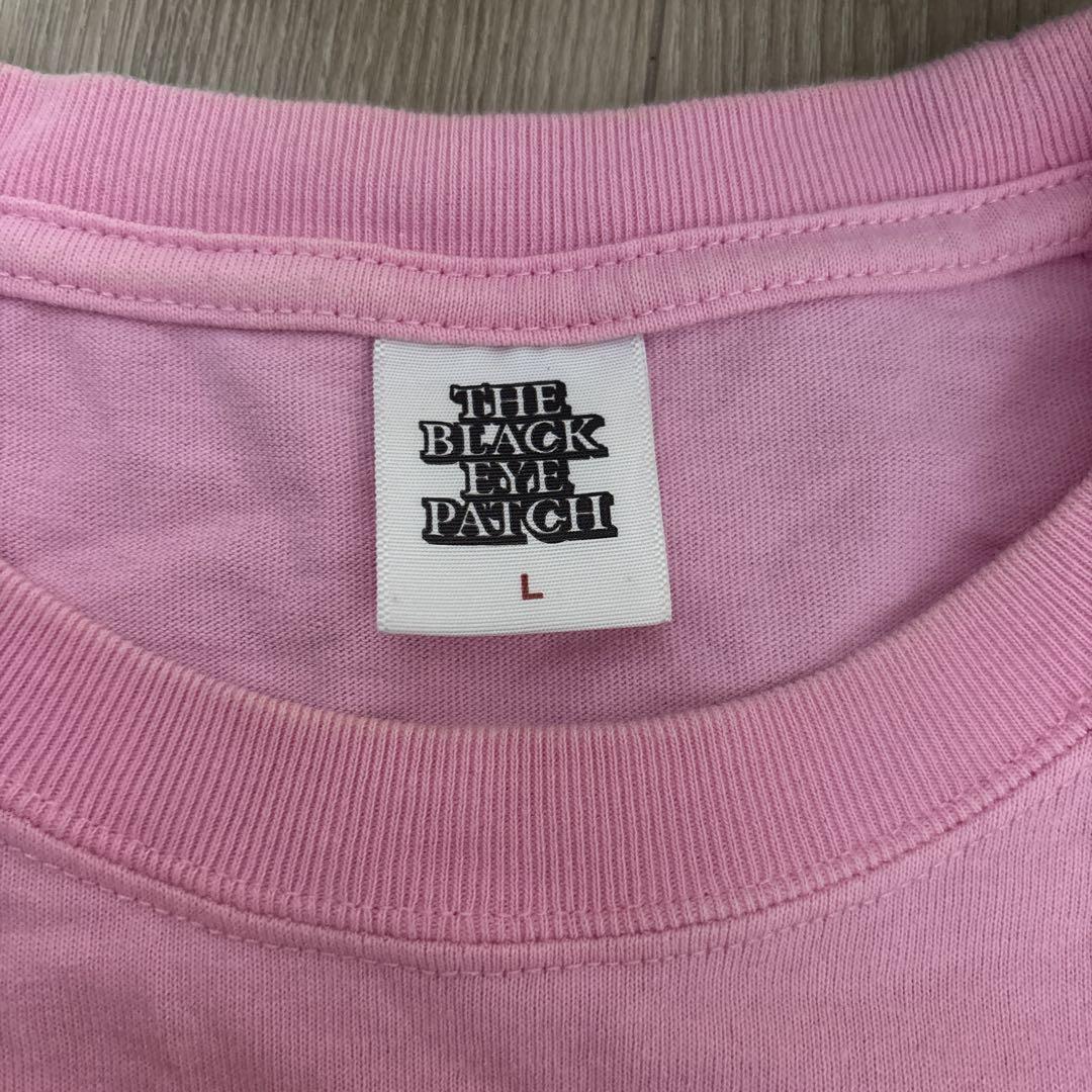 BLACK EYE PATCH ブラック アイ パッチ Tシャツ ピンク L