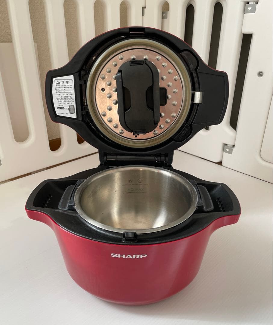 ヘルシオ　ホットクック　SHARP KN-HT16E-R 2019年製