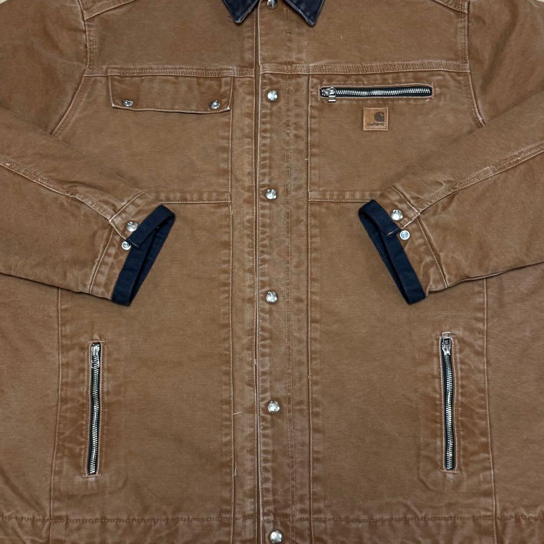 カーハート　メキシコ製　ダックジャケット　カバーオール　ビッグシルエット2XL.