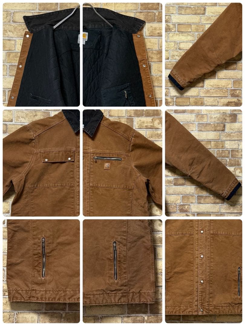 カーハート　メキシコ製　ダックジャケット　カバーオール　ビッグシルエット2XL.