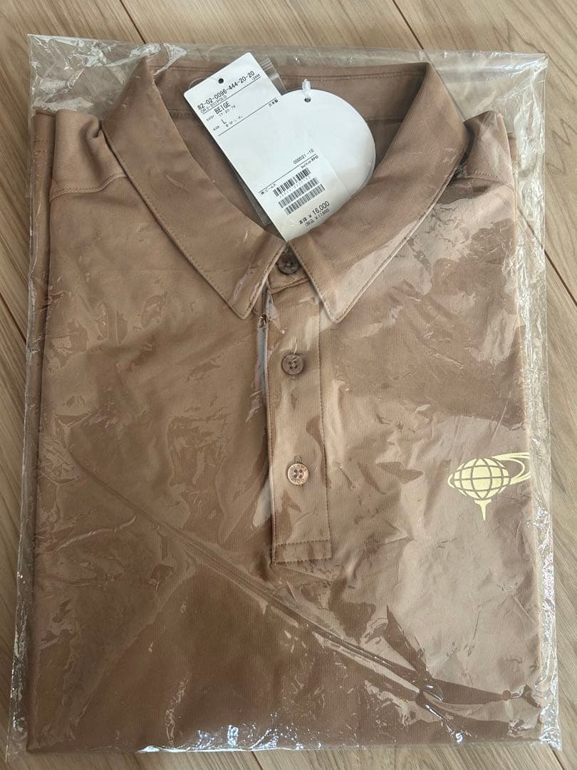 BEAMS GOLF ベージュ ポロシャツ Ｌ