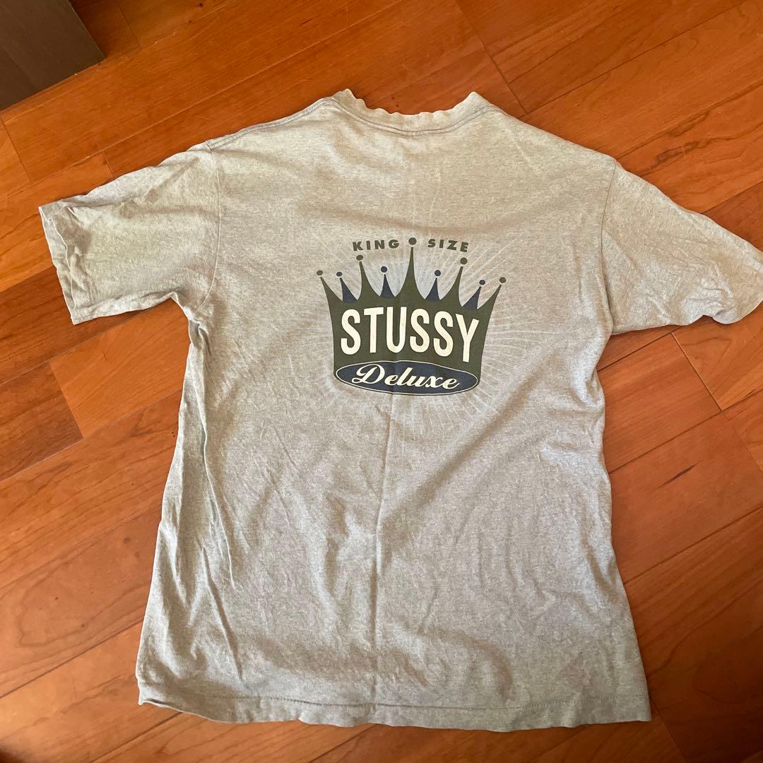 L*Y様 STUSSY グレー Tシャツ【白タグヴィンテージ】