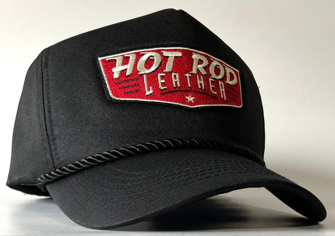 HOTROD LEATHER トラッカーキャップ　FRISCO 新品　ブラック