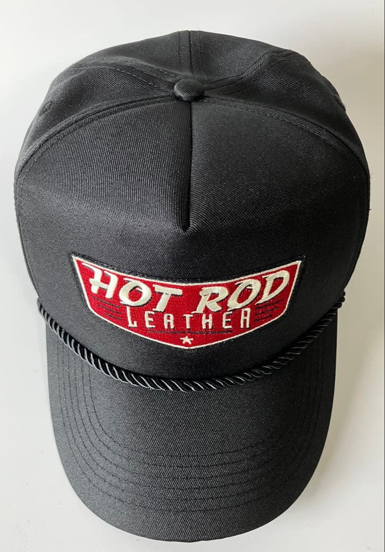 HOTROD LEATHER トラッカーキャップ　FRISCO 新品　ブラック
