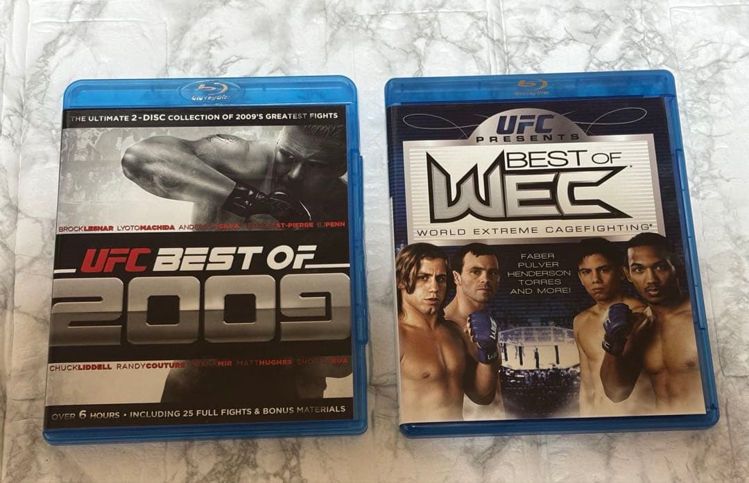 UFC DVDまとめ売り&チャンピオンベルトセット