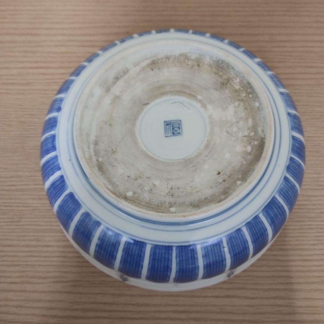 ア*ル様 染付 十二支 深鉢