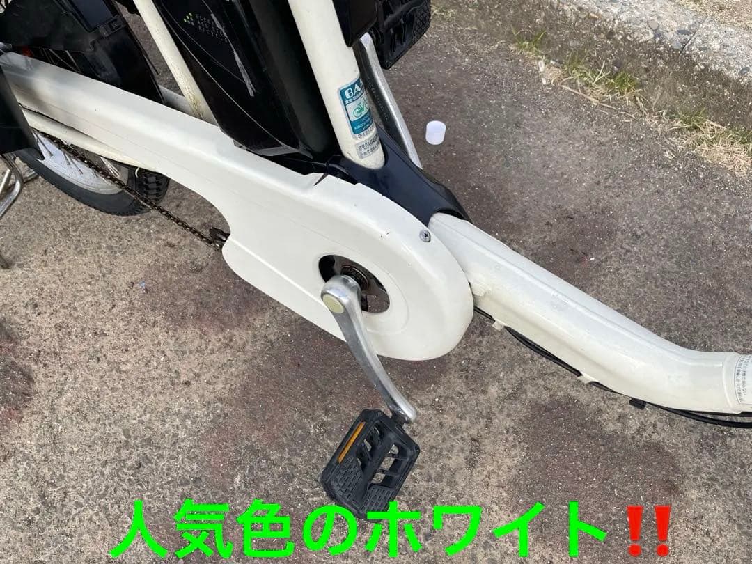 電動アシスト自転車 チャイルドシート付き ホワイト　ギュットMINI DX