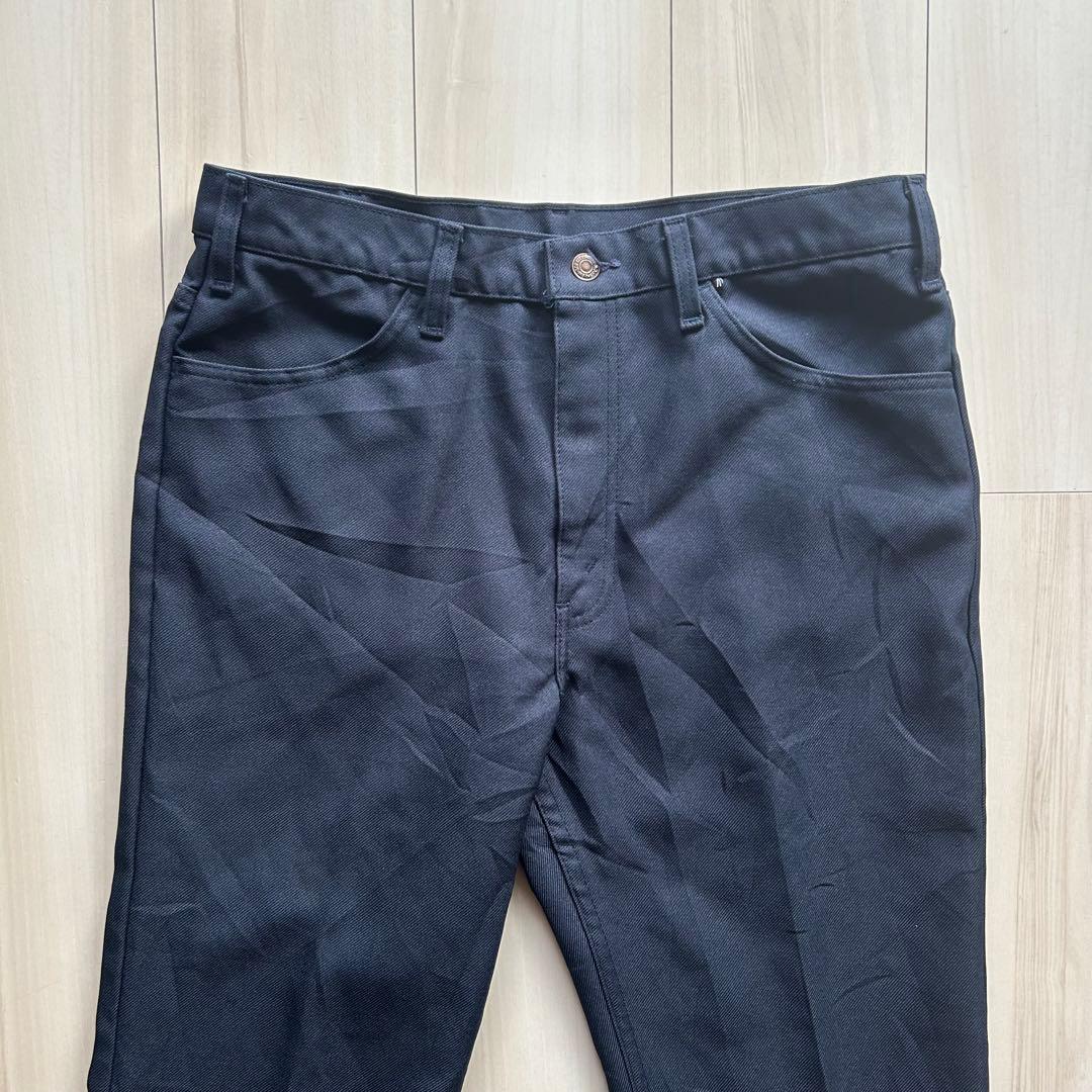 80s Levi's517 スタプレ USA製 ダークネイビー 実寸34×32