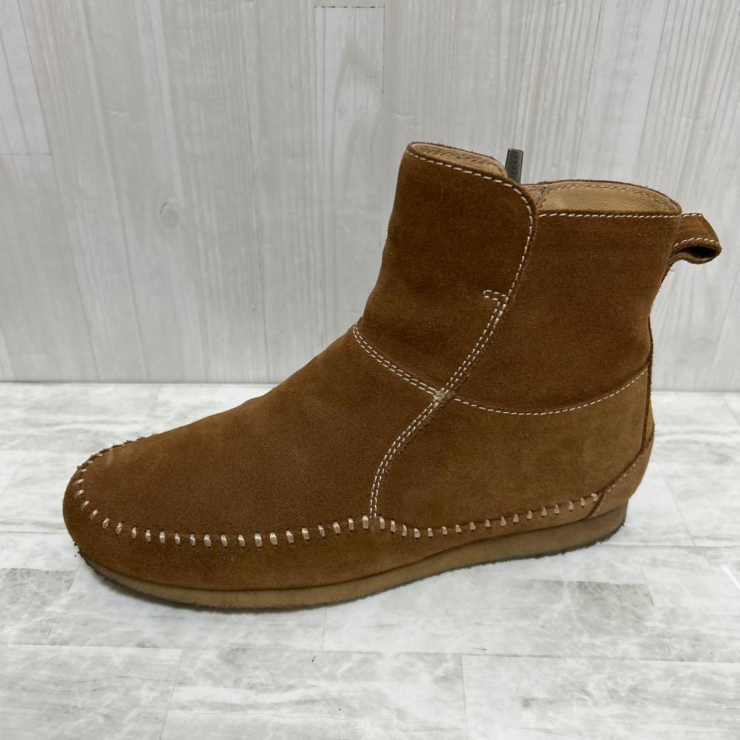 REGAL キャメル　スエード ムートンショートブーツ　24cm
