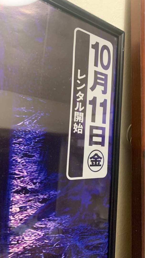 富江 最終章 -禁断の果実- ポスター B2 レンタル用 非売品 レア ※額無し