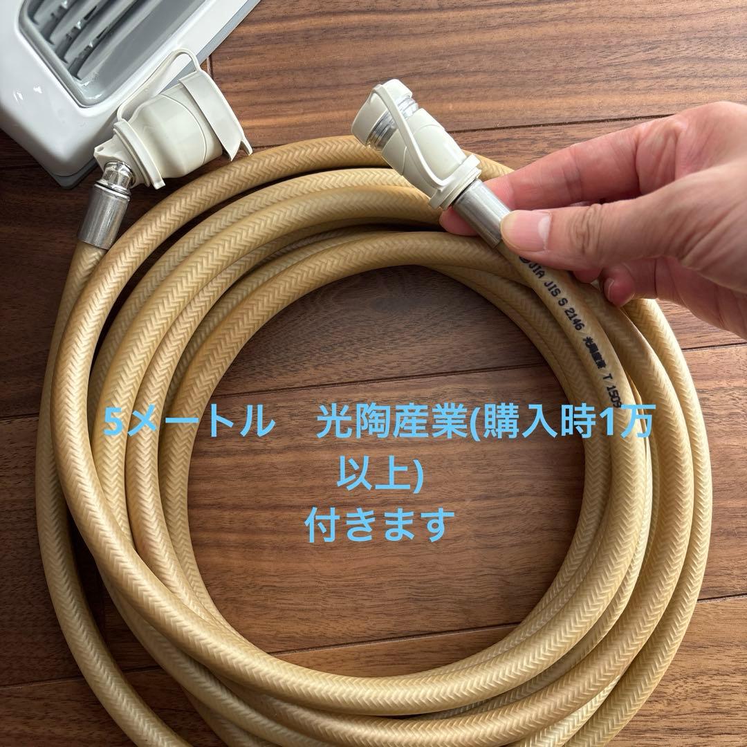 極美品・動作良好✨️ノーリツ ガスヒーター LPガス(5mホース付き)