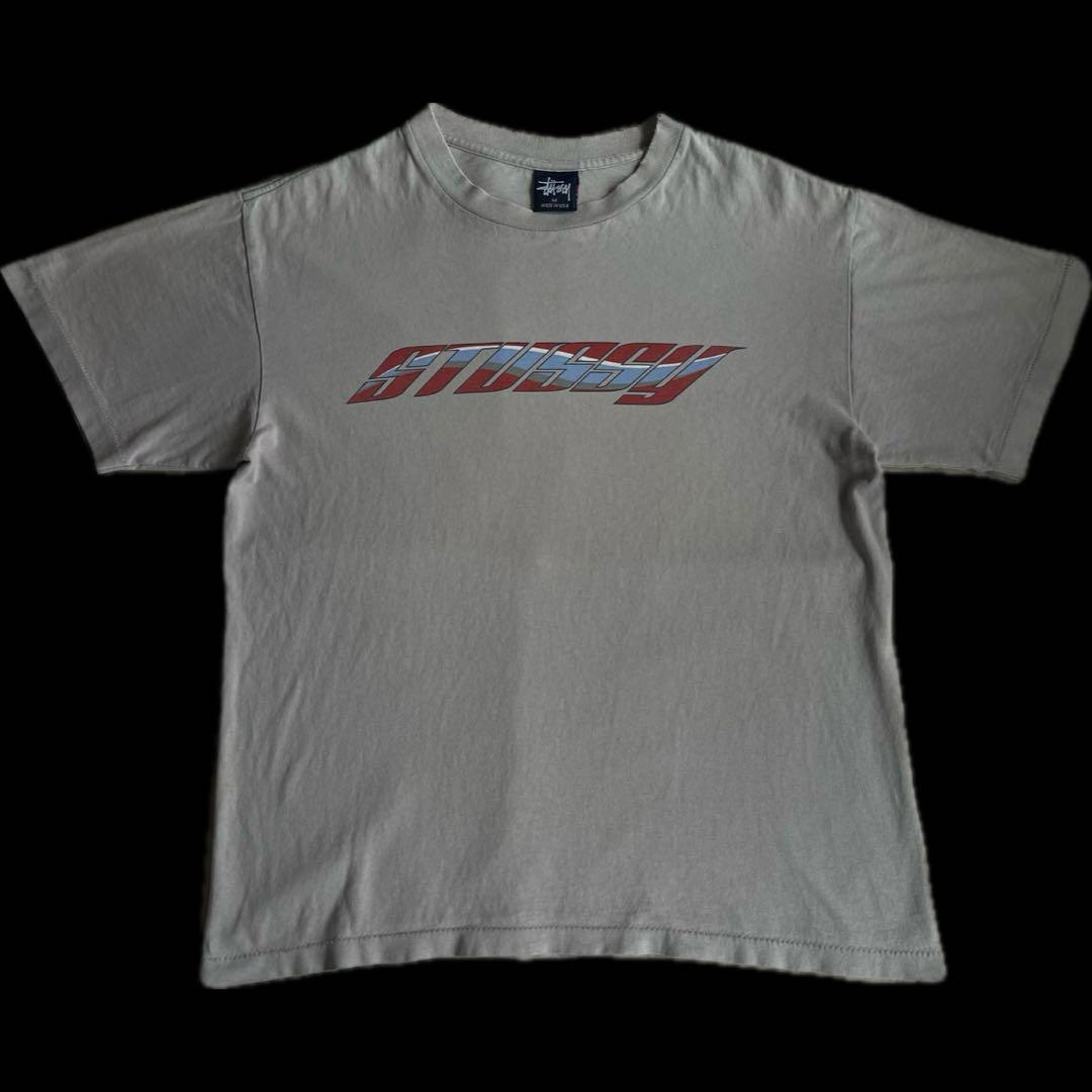 “Good Logo”old stussy 紺タグ プリント Tシャツ USA製