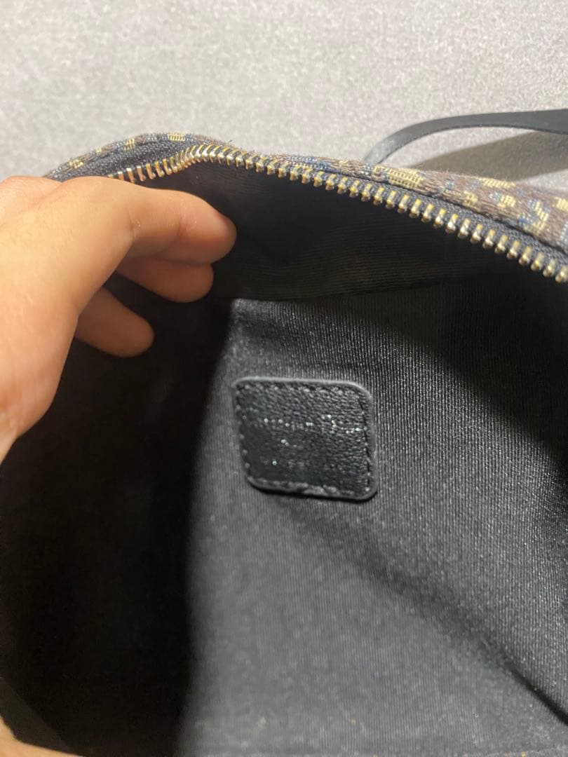 [確実正規品]Dior ショルダーバッグ キャンバス レザー