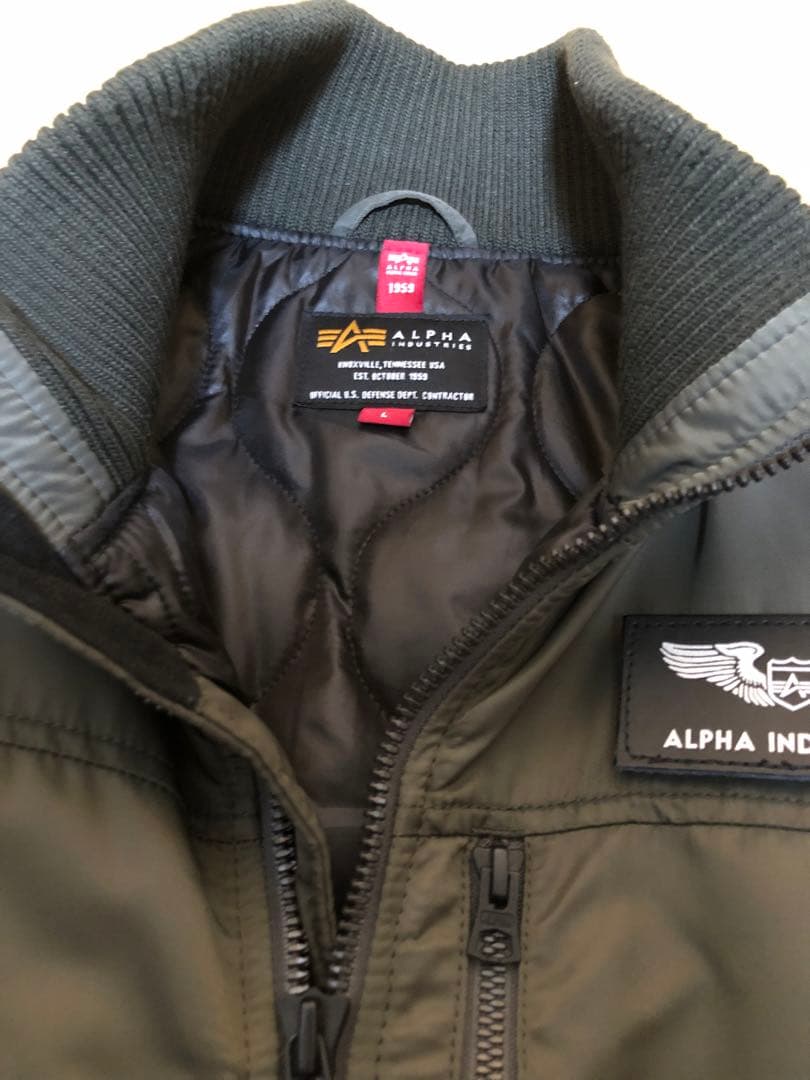 ALPHA INDUSTRIES フライトジャケット Lサイズ美品
