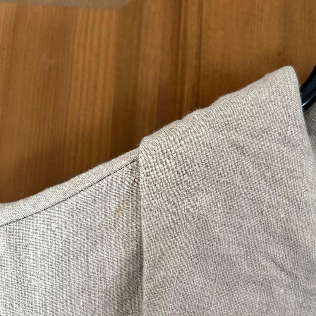 アーツアンドサイエンス バッグギャザープリーツリネンコート