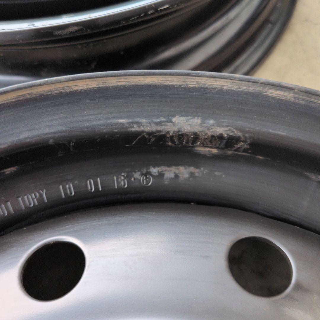 中古スチールホイール　日産モコ用。13×4.0J＋45 4/100 4枚セット