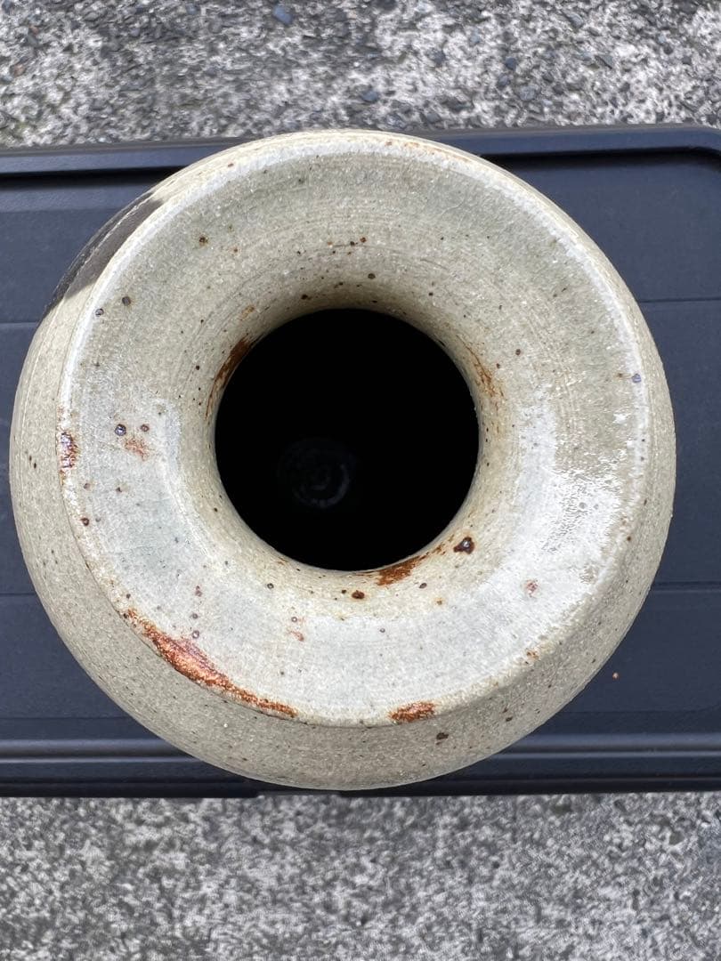 小砂焼 花入 花器 花瓶 陶器 焼物 民藝 壺 昭和レトロ JAPAN