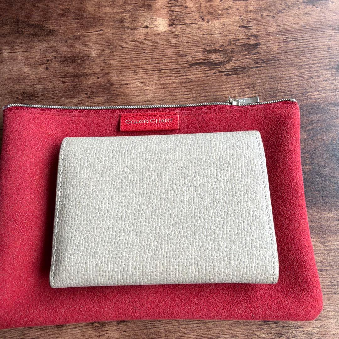 LOEWE 三つ折り財布　ベージュ