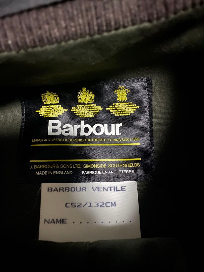 Barbour Ventil エンデュランス 90s
