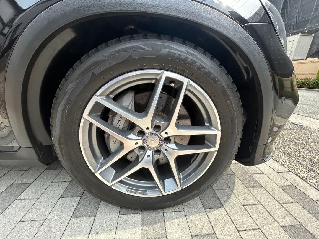 【超美品】ベンツ GLC 純正AMG19インチ ブリヂストンブリザックバリ溝