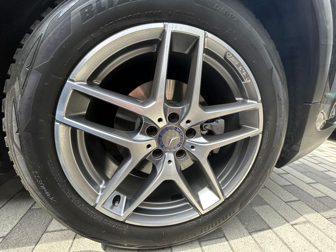 【超美品】ベンツ GLC 純正AMG19インチ ブリヂストンブリザックバリ溝