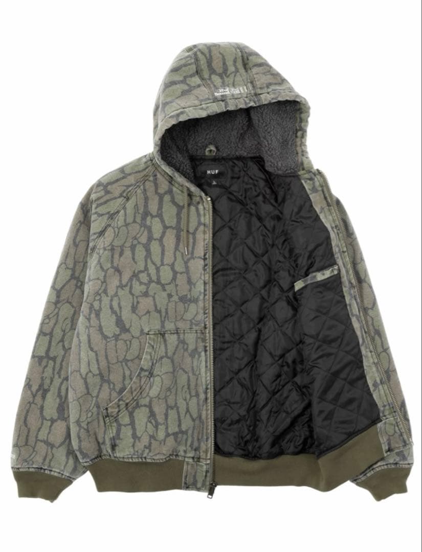 HUF 迷彩柄 ジャケット　未使用品　リアルツリー　アクティブジャケット