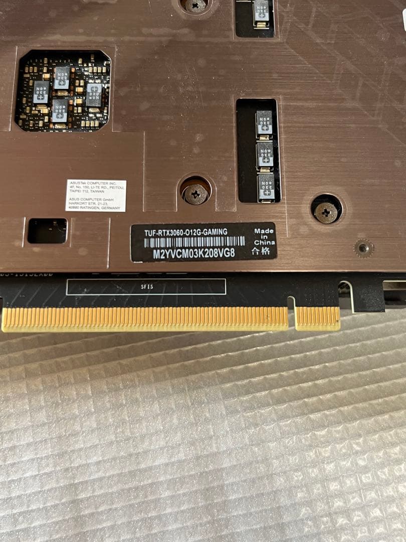 グラフィックボード・グラボ・ビデオカード ASUS TUF Gaming GeForce RTX 3060 12GB