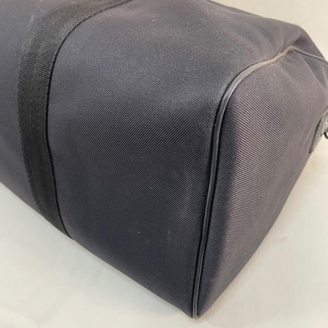 A9✨希少✨ハンティングワールド ボストンバッグ ナイロン×レザー 黒 45cm