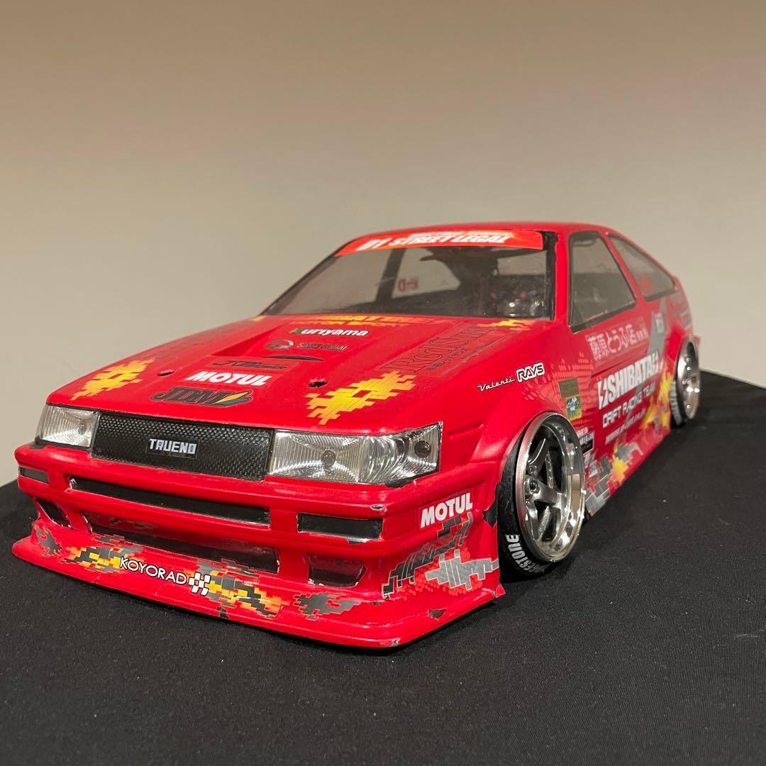 ヨコモ トヨタ　トレノ86　ドリフト　1/10 ラジコン　ボディレビン RC