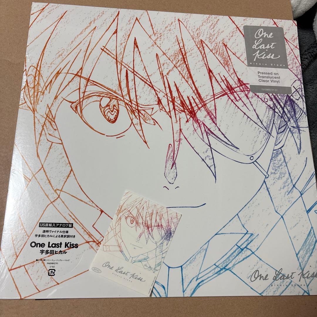【完全生産限定盤】宇多田ヒカル/One Last Kiss ステッカー付US盤