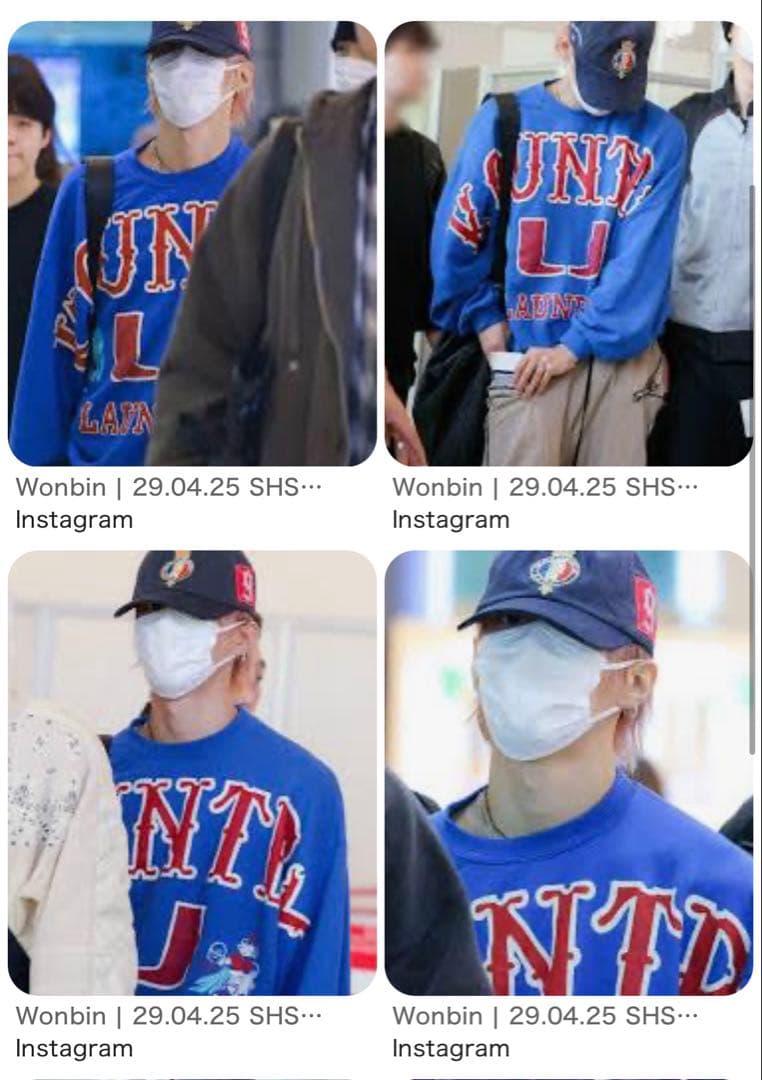PALACE パレス ネイビーキャップ　RIIZE ウォンビン着用画像あり